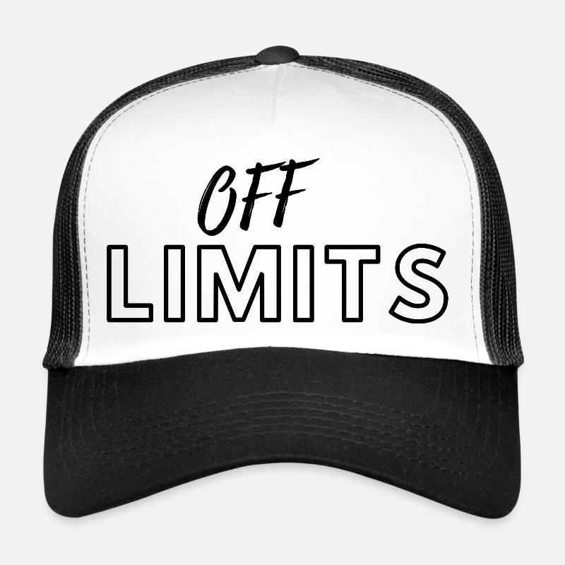 Verboten - Trucker Cap - Weiß/Schwarz