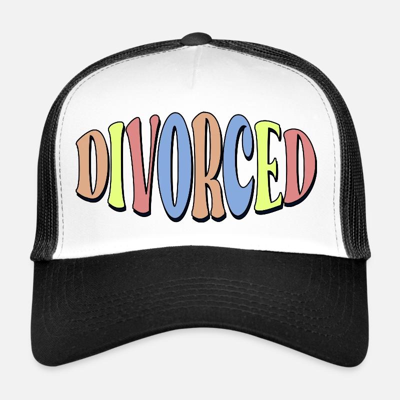 LETTRAGE DIVORCÉ - DIVORCE SIMPLE Casquette trucker 