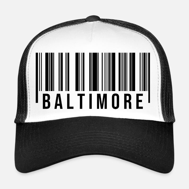 Code-barres Baltimore Casquette trucker 
