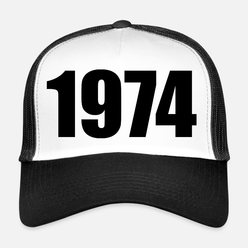 Modèle d’anniversaire 1974 personnaliser la conception Casquette trucker 