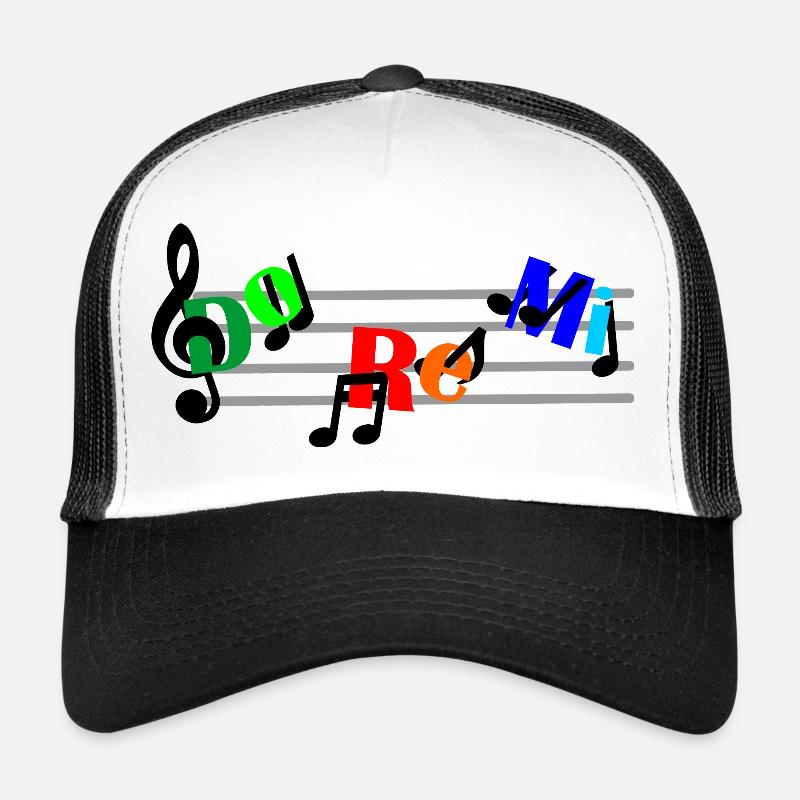 Do re mi scale color Trucker Cap