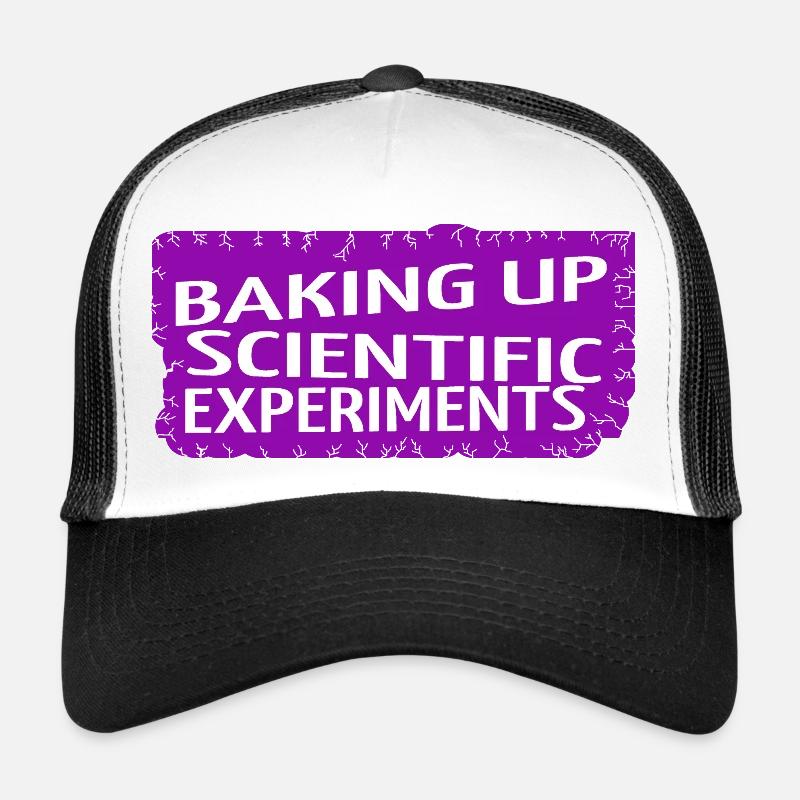 Happy Baking Ideas Outils de cuisson Cuisson - Casquette trucker  - blanc/noir