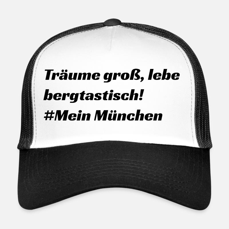 München - Trucker Cap - Weiß/Schwarz