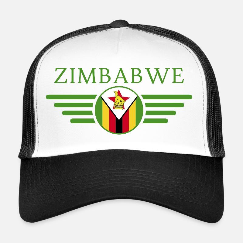 J’aime le Zimbabwe, T-shirt design de style élégance Casquette trucker 