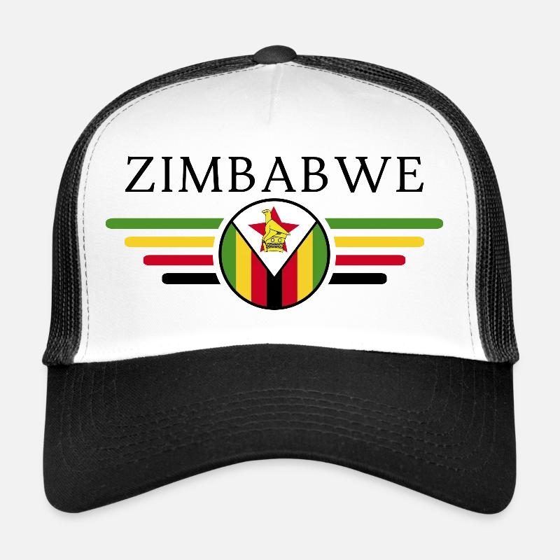 J’aime le Zimbabwe, T-shirt design de style élégance Casquette trucker 