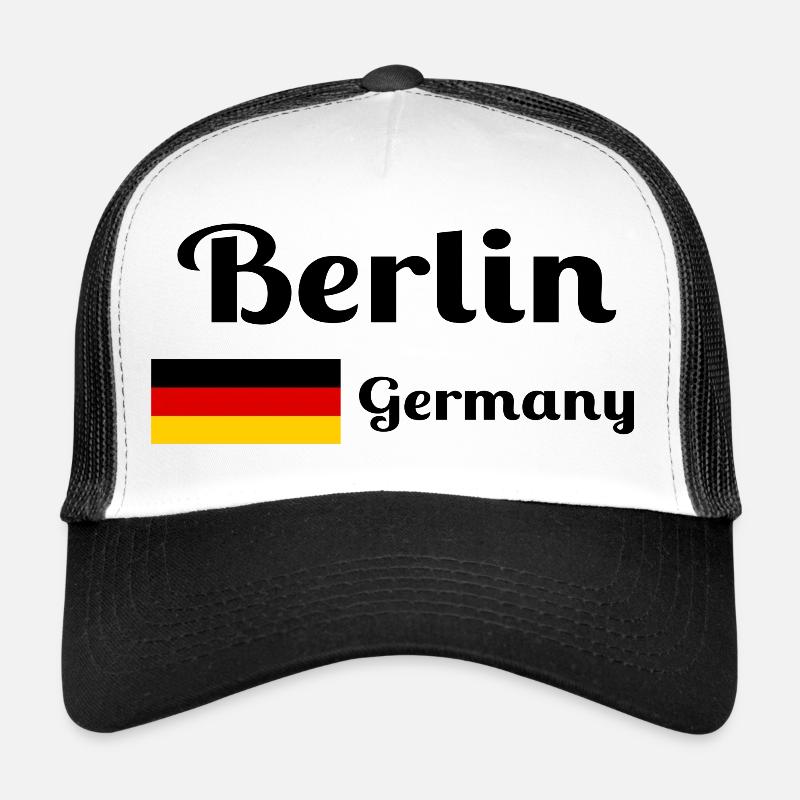 Berlin, Allemagne- Imprimés élégants Casquette trucker 