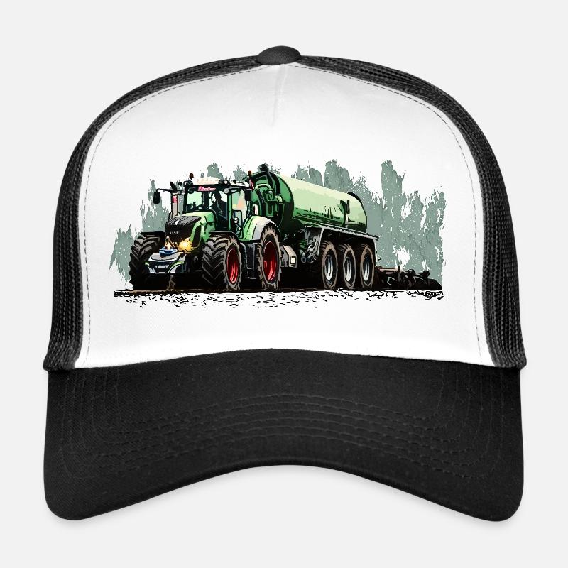 Heavyweight on four wheels - Trucker Cap - white/black