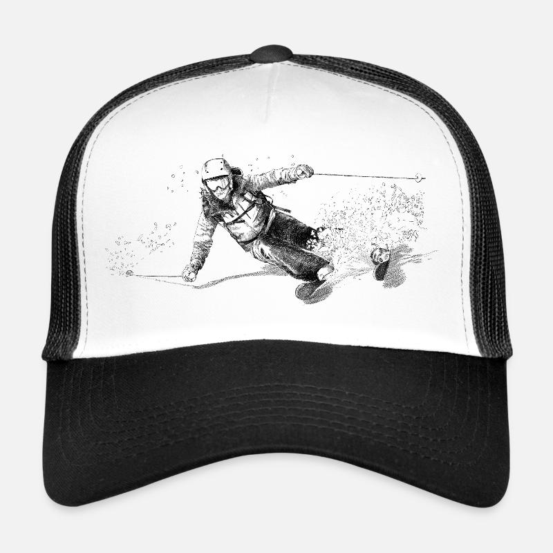 Ski - Trucker Cap - white/black