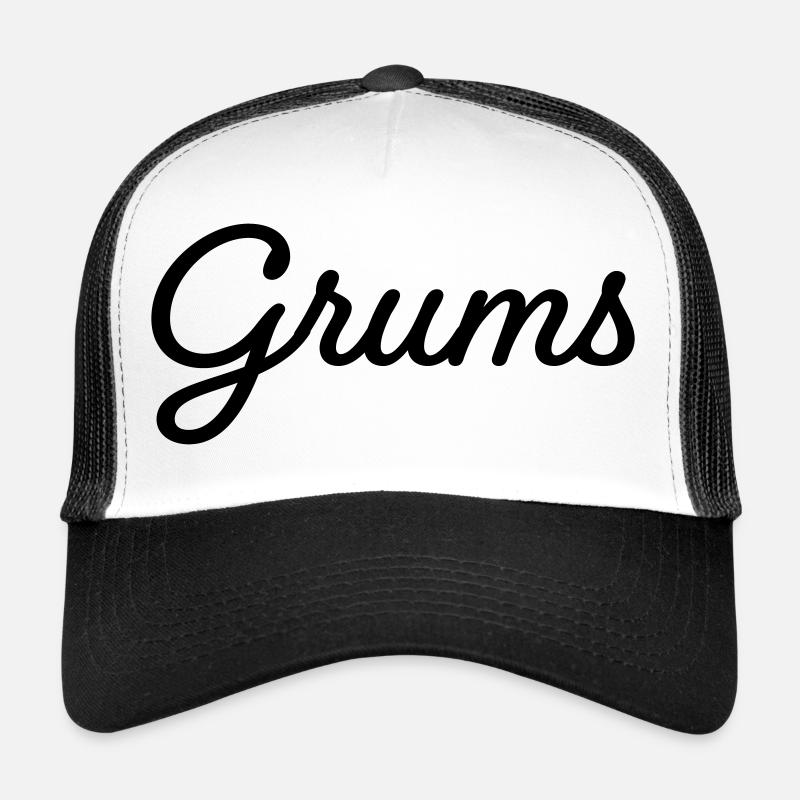 Grums noir Casquette trucker 