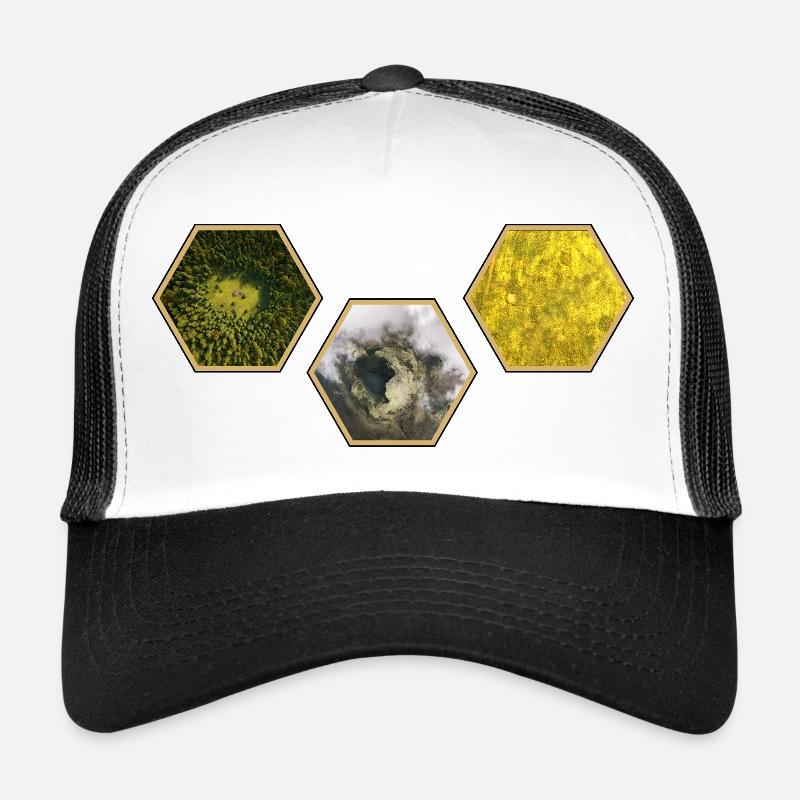 Les colons de Catan Hexagone Design Casquette trucker 