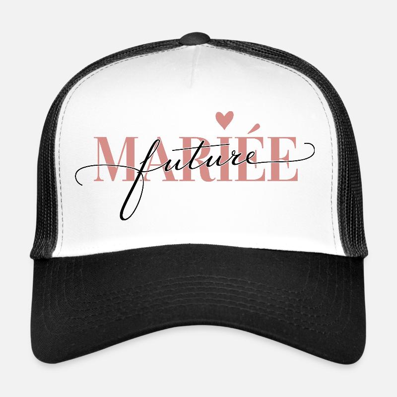 Future mariée design fun pour EVJ Casquette trucker 