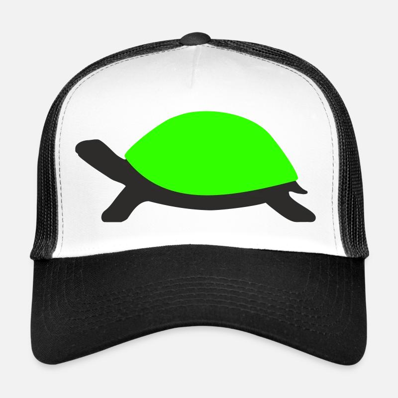 Drawn Turtle Trucker Cap