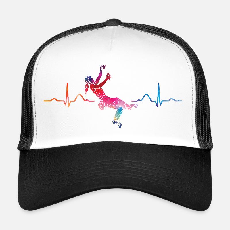 Boulderer heartbeat Bouldering Bouldering Trucker Cap