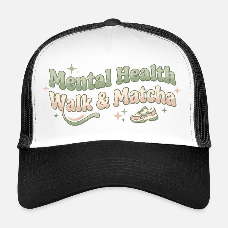 Matcha Walk Tea Walk Trend Green Tea Trucker Cap
