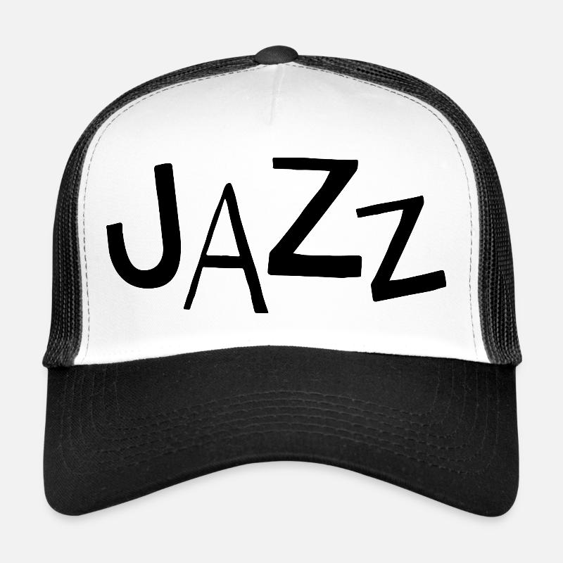 Conception de logo typographique de la musique jazz Casquette trucker 