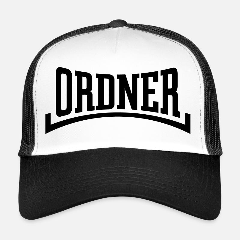 Ordner (Ordnung / Security / Black) Trucker Cap