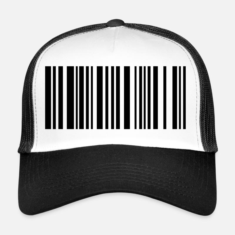 barcode - Trucker Cap - white/black