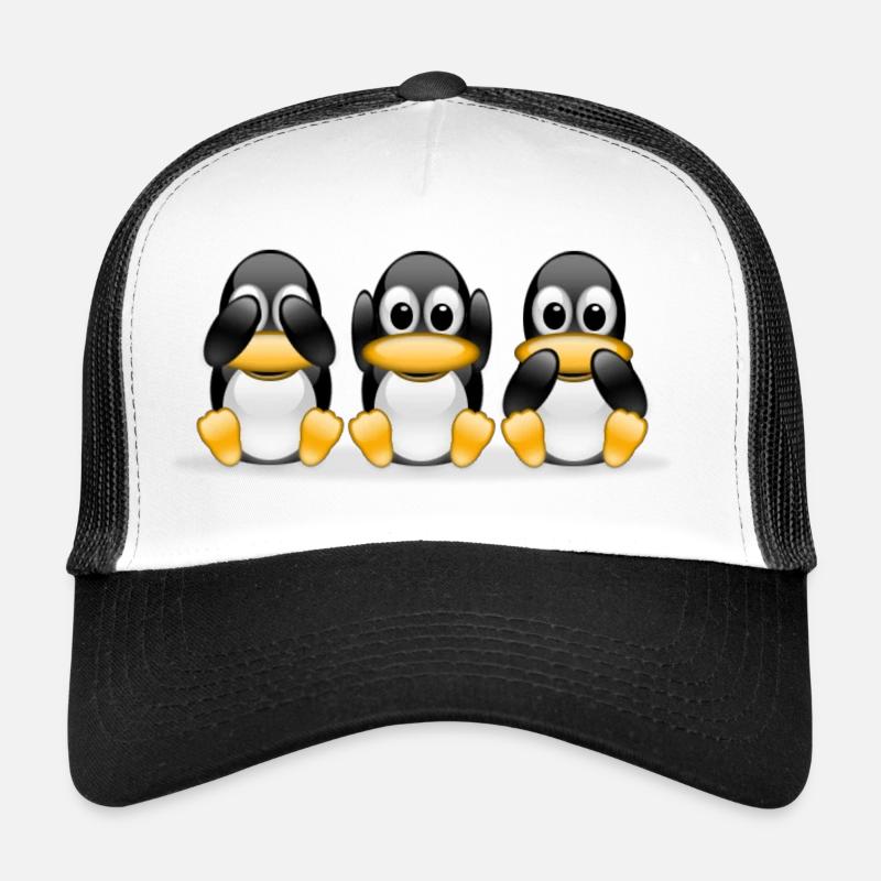 SeeHearSpeak - Trucker Cap - Weiß/Schwarz