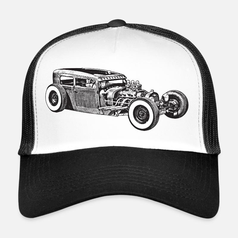hotrod custom car Trucker Cap