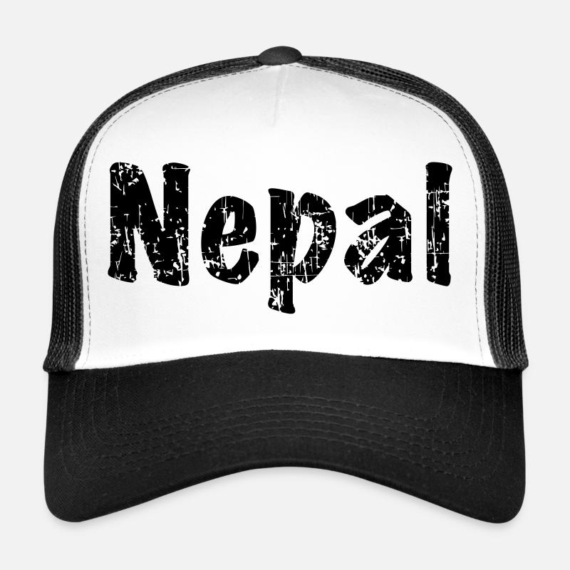 Nepal - Trucker Cap - Weiß/Schwarz