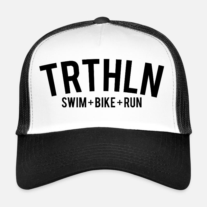 Triathlon - Trucker Cap - white/black