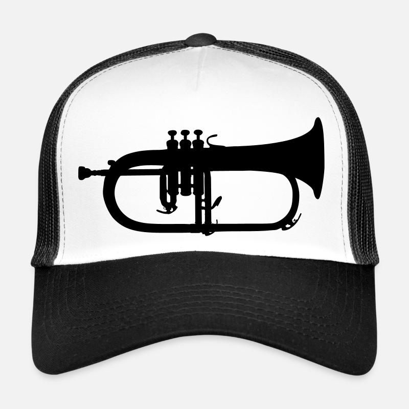 music trumpet brass Trucker Cap