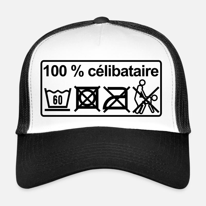 100% celibataire Casquette trucker 