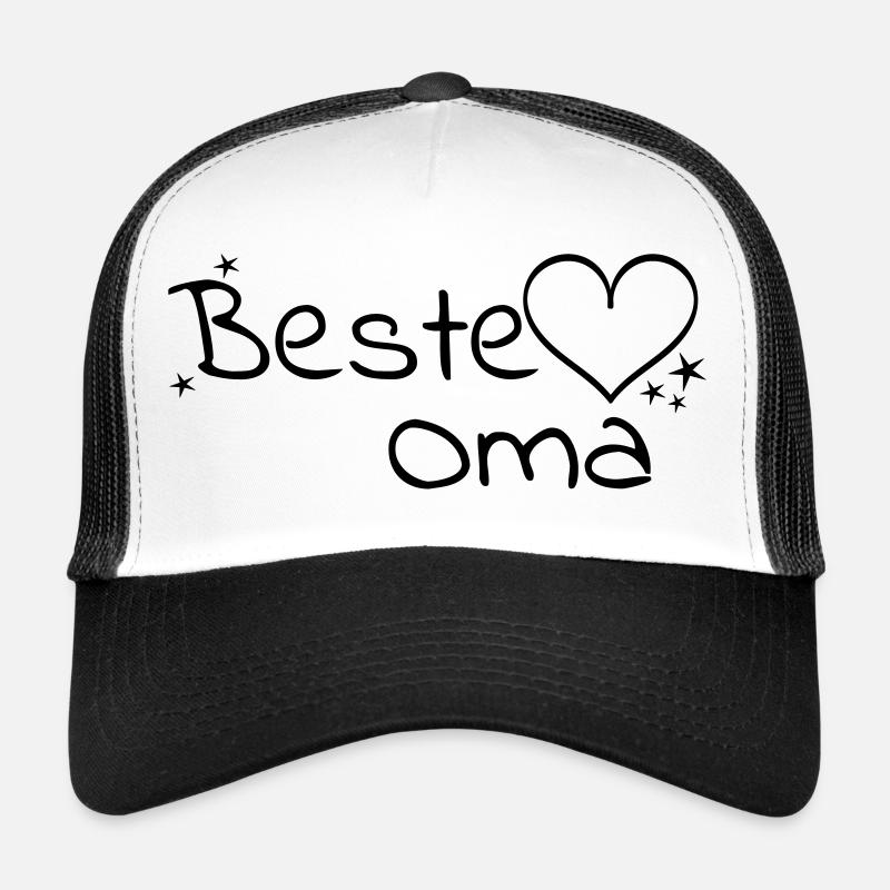 Best Grandma - Trucker Cap - white/black