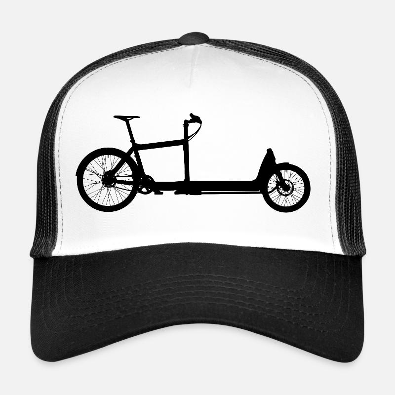 Lastenrad - Trucker Cap - Weiß/Schwarz