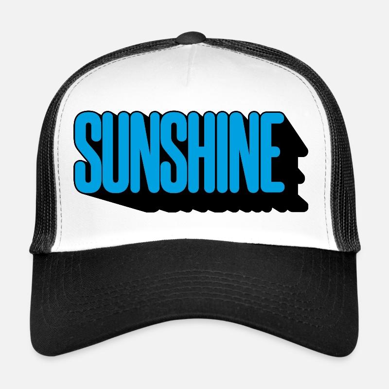 Sunshine - Trucker Cap - Weiß/Schwarz