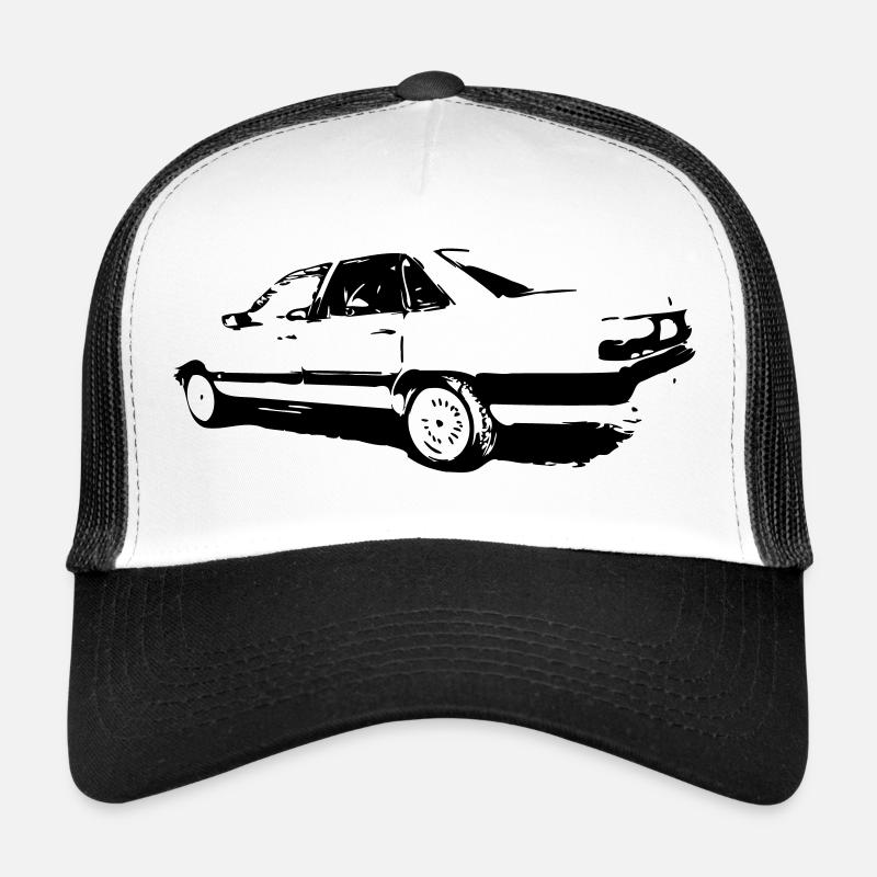 100 C3 Typ44 - Trucker Cap - Weiß/Schwarz