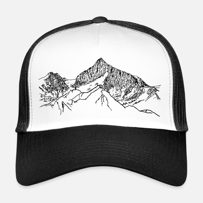 Walliser Weisshorn, Switzerland, Alps, Mountains, 4000m Trucker Cap