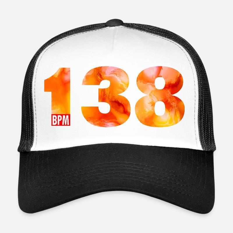 138 BPM - Pure Uplifting Energy - Trucker Cap - Weiß/Schwarz