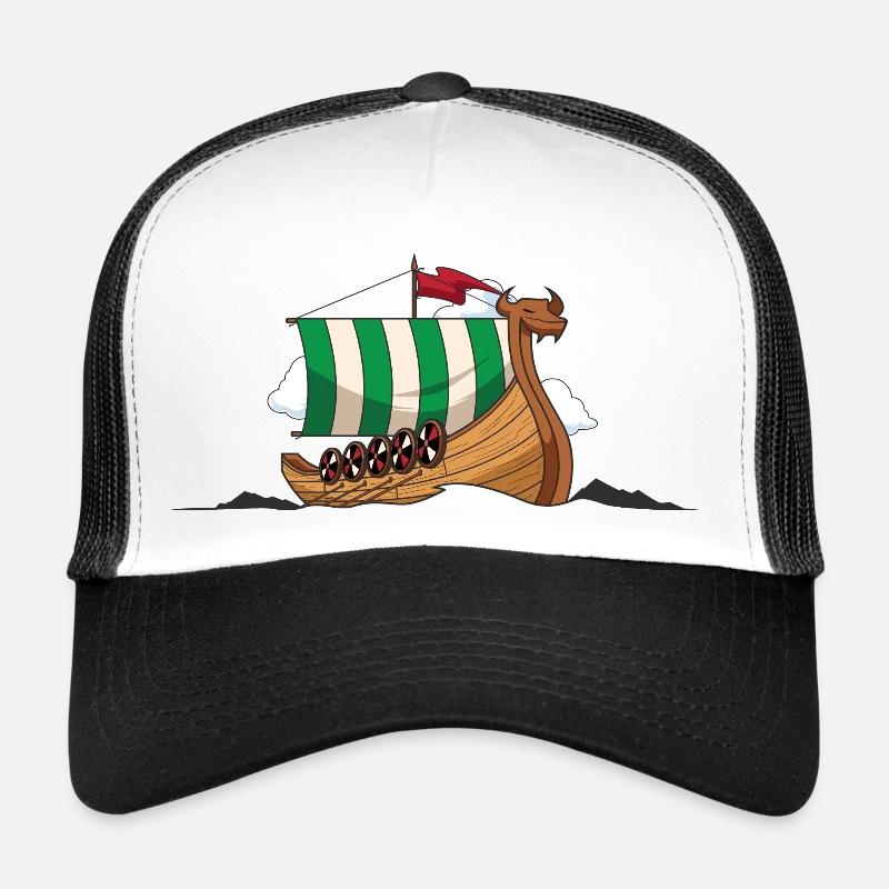 Wikinger Schiff Wikingerschiff Drachenboot Kelten Trucker Cap