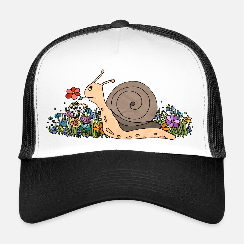 Escargot Casquette trucker 