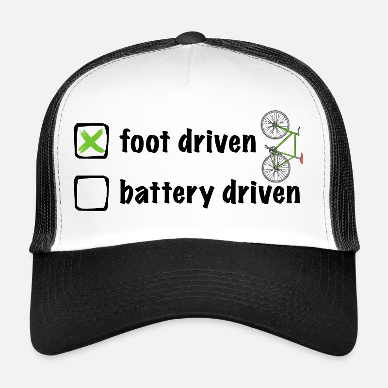 Cycling, but without battery - real footwork Trucker Cap