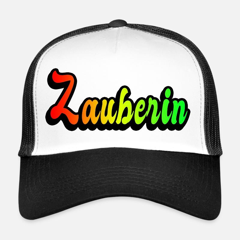 Sorceress Rainbow Design Trucker Cap