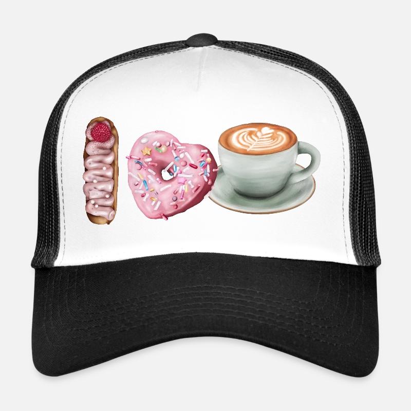 J’aime le café d’abord le premier café le matin Casquette trucker 