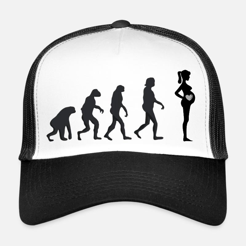 Pregnant - Human Evolution Trucker Cap