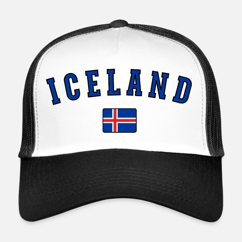 Drapeau de l’Islande, fierté islandaise Casquette trucker 