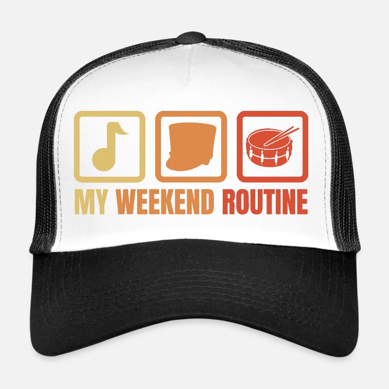 Funny Drummer Weekend Trucker Cap