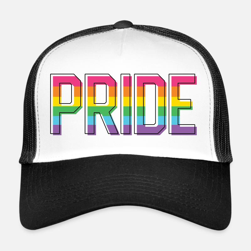 Pride Month LGBT - Pride! - Trucker Cap - Weiß/Schwarz