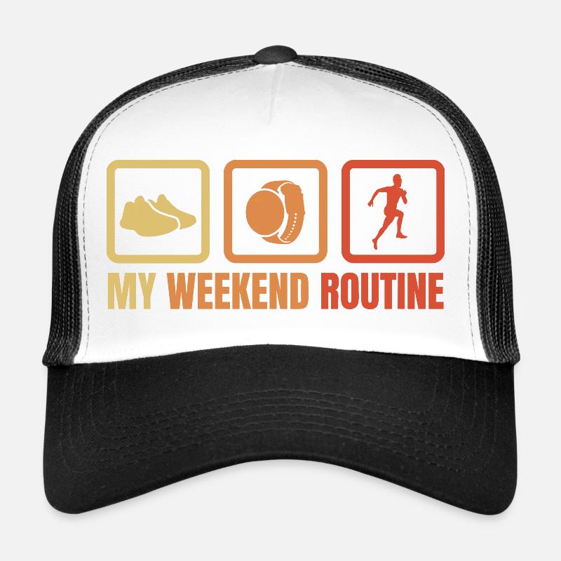Runner Weekend Routine Trucker Cap