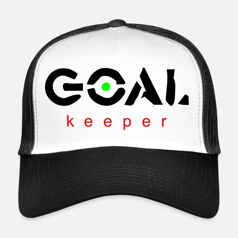 goalkeeper - Trucker Cap - Weiß/Schwarz