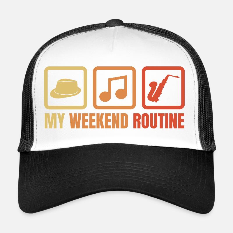 Routine du week-end du saxophoniste Casquette trucker 