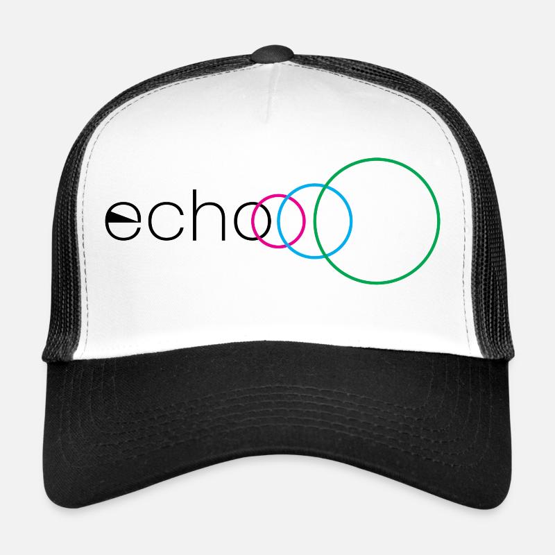 Logo Echo avec 4 couleurs Casquette trucker 