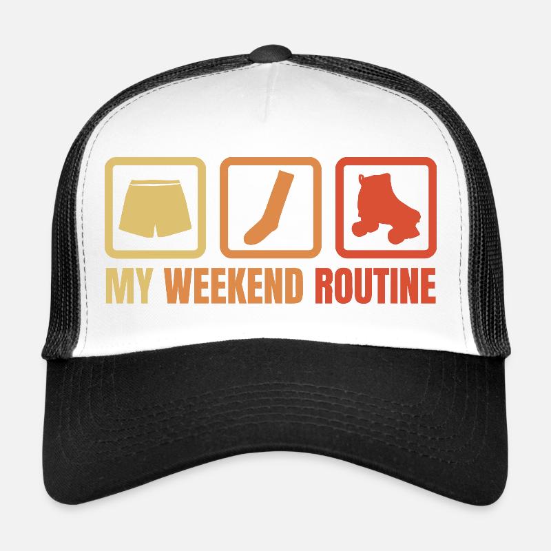 Week-end avec patins à roulettes Casquette trucker 