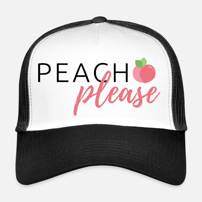 Fruit d’été Design « Pêche s’il vous plaît » Casquette trucker 