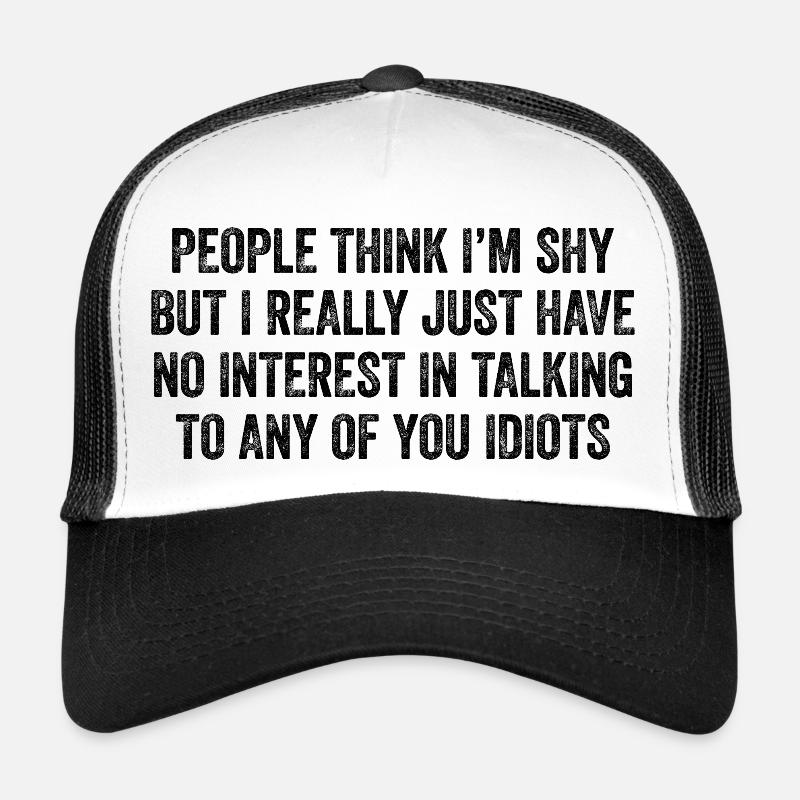Kein Interesse an Small Talk Trucker Cap