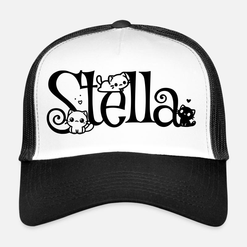 Stella Name First Name Kitten Name Trucker Cap
